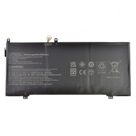 Bateria do laptopa Kompatibilní 929072-855 5275mAh, 11,55V, 60,9Wh