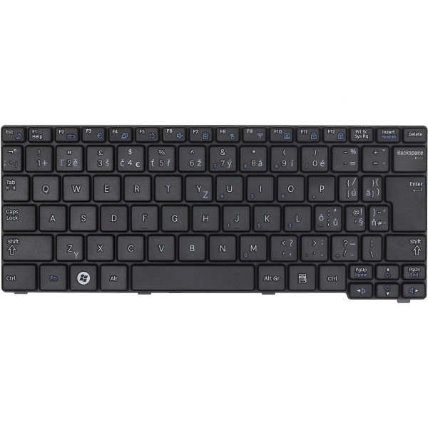 Klawiatura do laptopa Samsung NP-N148P CZ / SK Czarny, bez podświetlenia, z ramką