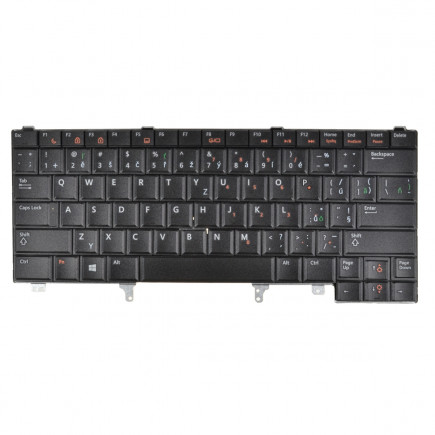 Klawiatura do laptopa Kompatibilní 02GGKP CZ / SK Czarny, bez podświetlenia, z ramką