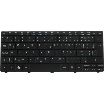 Klawiatura do laptopa Acer eMachines 355 NAV51 CZ / SK Czarny, bez podświetlenia, z ramką