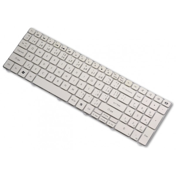 Klawiatura do laptopa Packard Bell EasyNote PK130C82010 czeska biała