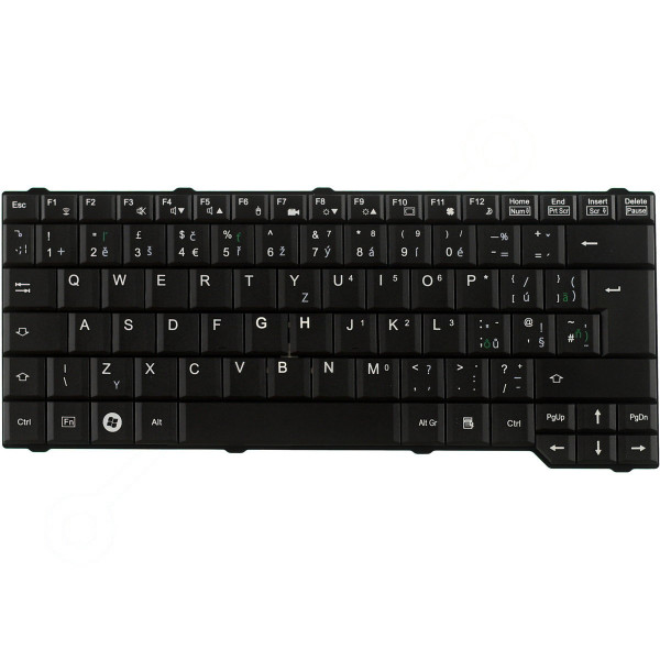 Klawiatura do laptopa Fujitsu Siemens ESPRIMO Mobile V6545 CZ / SK Czarny, bez podświetlenia, z ramką