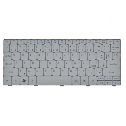 Klawiatura do laptopa Acer eMachines E355 CZ / SK Biały, bez podświetlenia, z ramką