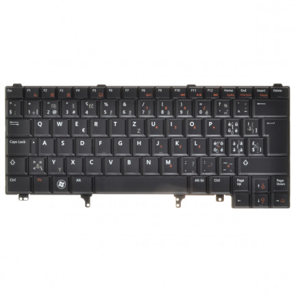 Klawiatura do laptopa Kompatibilní 02GGKP CZ / SK Czarny / Biały / Srebrny, podświetlany, z ramką