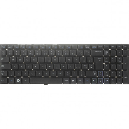 Klawiatura do laptopa Samsung NP-RV515L czeska czarny bez ramki, bez podświetlenia