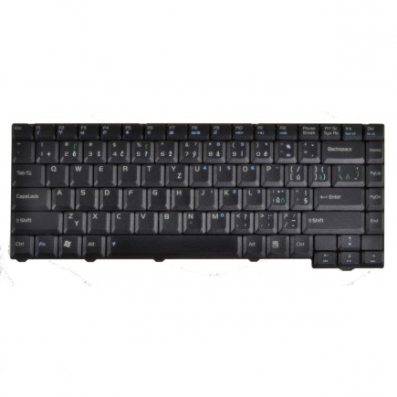 Klawiatura do laptopa Kompatibilní 002-07F16L-A18 CZ / SK Czarny, bez podświetlenia, z ramką