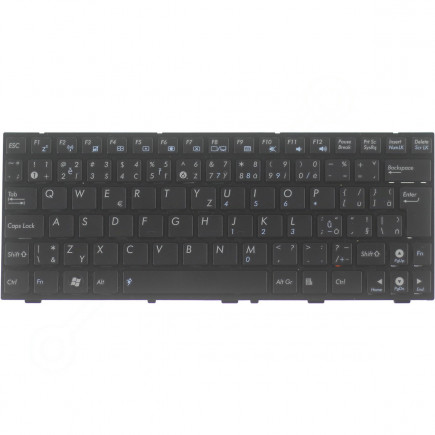 Klawiatura do laptopa Kompatibilní 04GOA192KUS10 CZ / SK Czarny, bez podświetlenia, z ramką