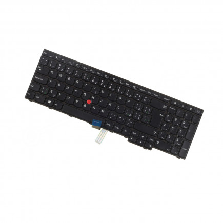 Klawiatura do laptopa Kompatibilní 00HN074 CZ / SK Czarny, bez podświetlenia, z ramką