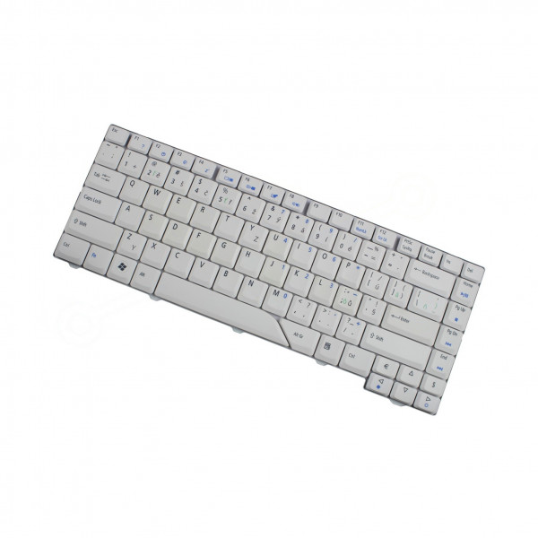 Klawiatura do laptopa Acer Aspire 4330 CZ / SK Biała, bez podświetlenia, z ramką