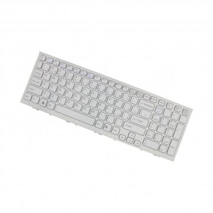 Klawiatura do laptopa Sony Vaio PCG-71C11M CZ / SK Biała, bez podświetlenia, z ramką