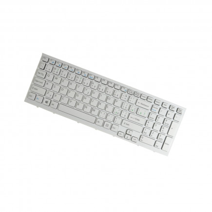Klawiatura do laptopa Sony Vaio PCG-71C11M CZ / SK Biała, bez podświetlenia, z ramką