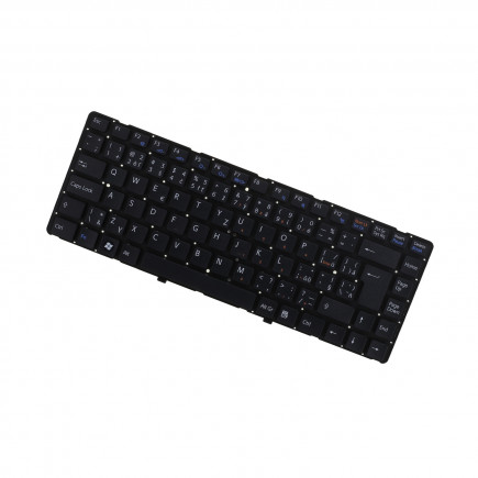 Klawiatura do laptopa Sony Vaio PCG-61211W czeska czarny bez ramki, bez podświetlenia