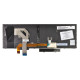 Klawiatura do laptopa Kompatibilní Lenovo 01HX593 CZ / SK czarny, podświetlany, z ramką