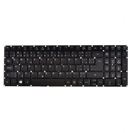Klawiatura do laptopa Acer Aspire R5-571T czeska czarny bez ramki, bez podświetlenia