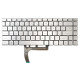 Klawiatura do laptopa MSI PS42 8RC bez ramki, srebrna CZ/SK, podświetlana