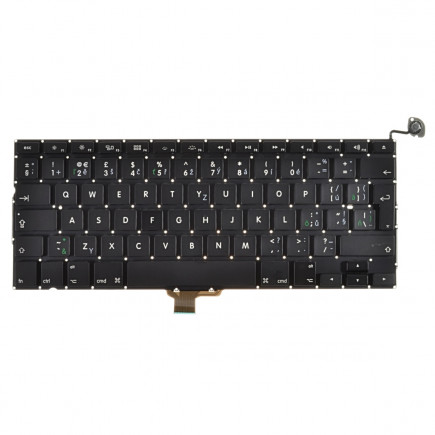 Klawiatura do laptopa Apple MacBook Pro 13 A1278 (Mid 2009) czeska czarny / biały / srebrny bez ramki, bez podświetlenia