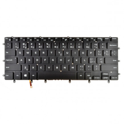 Klawiatura do laptopa Dell Inspiron 15 (7568) bez ramki, czarna CZ/SK, podświetlana