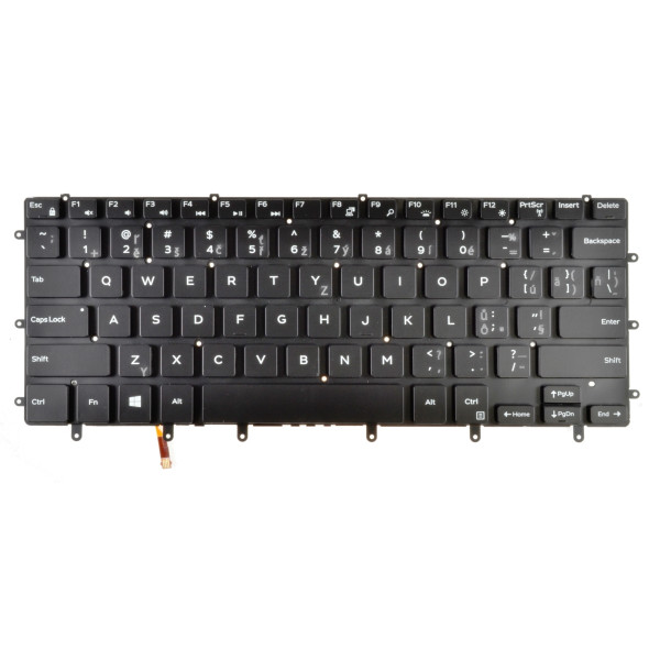 Klawiatura do laptopa Dell Inspiron 15 (7568) bez ramki, czarna CZ/SK, podświetlana