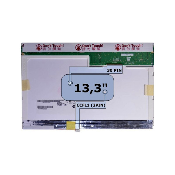 Kompatibilní B133EW01 matryca do laptopa 13,3“ 30pin CCFL - Błyszczący