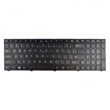Klawiatura do laptopa Kompatibilní Medion Akoya E7227 CZ / SK Czarny, bez podświetlenia, z ramką