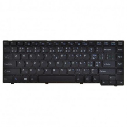 Klawiatura do laptopa Fujitsu Siemens LIFEBOOK UH572 M77A1C CZ / SK Czarny, bez podświetlenia, z ramką