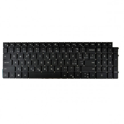 Klawiatura do laptopa Dell Inspiron 15 3525 bez ramki, czarna CZ/SK, podświetlana