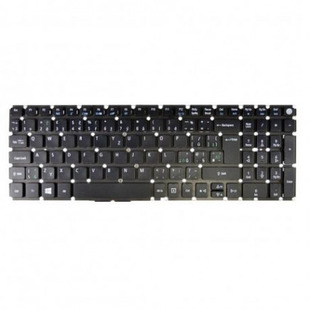 Klawiatura do laptopa Acer Aspire V17 Nitro czeska czarny  bez ramki, bez podświetlenia