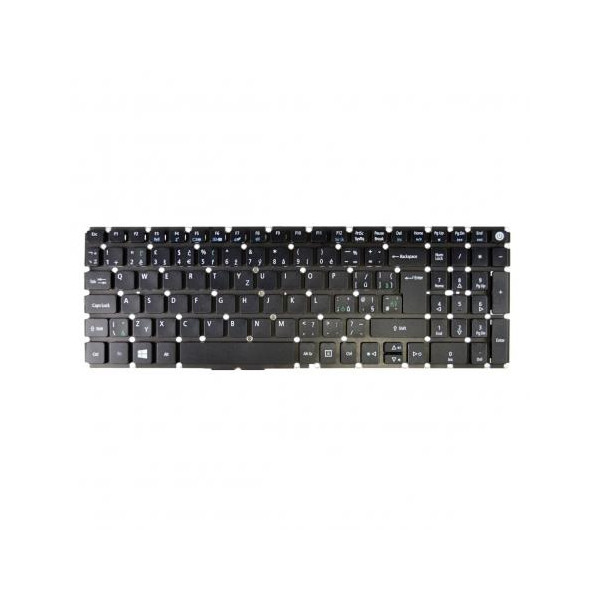 Klawiatura do laptopa Acer Aspire V17 Nitro czeska czarny  bez ramki, bez podświetlenia