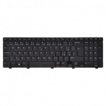 Klawiatura do laptopa Dell Inspiron 15 (3537) CZ / SK czarny, bez podświetlenia, z ramką