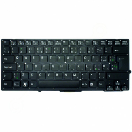 Klawiatura do laptopa Sony Vaio PCG-41218M czeska czarny  bez ramki, bez podświetlenia