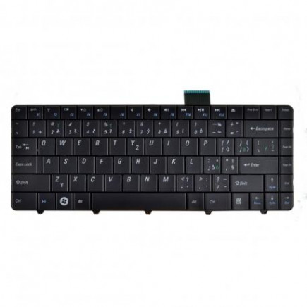 Klawiatura do laptopa Dell Inspiron 11 CZ / SK czarny, bez podświetlenia, z ramką