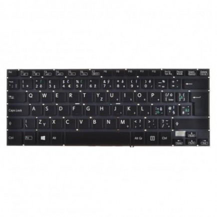 Klawiatura do laptopa Sony Vaio SVF14A15ST czeska czarny  bez ramki, bez podświetlenia