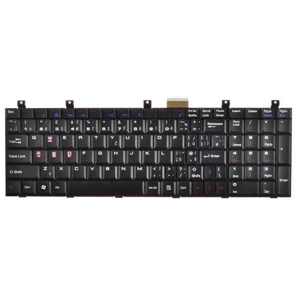 Klawiatura do laptopa MSI GX700 CZ / SK czarny, bez podświetlenia