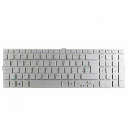 Klawiatura do laptopa Acer Aspire 5943 czeska srebrny bez ramki, bez podświetlenia