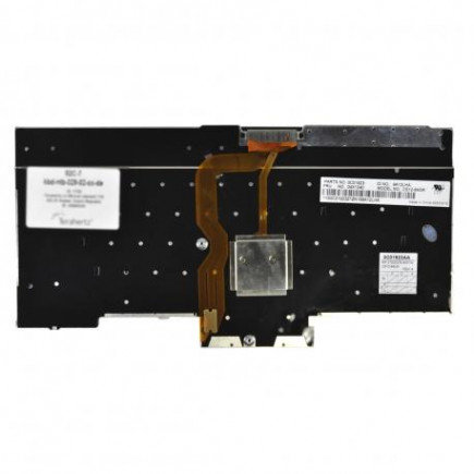 Klawiatura do laptopa Kompatibilní 04X1270 CZ / SK czarny, bez podświetlenia