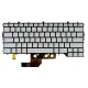 Klawiatura do laptopa Dell AlienWare M15 R4 bez ramki, biała CZ/SK, podświetlana