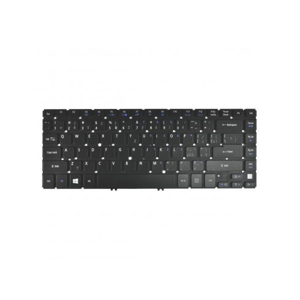 Klawiatura do laptopa Acer Aspire V5-431 bez ramki, czarna CZ/SK, podświetlana