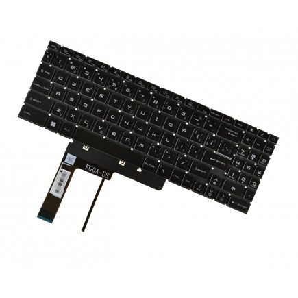 Klawiatura do laptopa MSI GL76 11UDK Pulse bez ramki, czarna CZ/SK, podświetlana