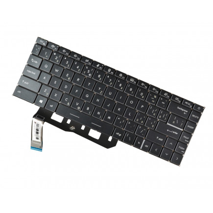 Klawiatura do laptopa MSI CREATOR Z16 A11UET-093CZ bez ramki, czarna CZ/SK, podświetlana