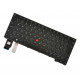 Klawiatura do laptopa Kompatibilní Lenovo 5N21A21758 CZ / SK Czarny, podświetlany, z ramką