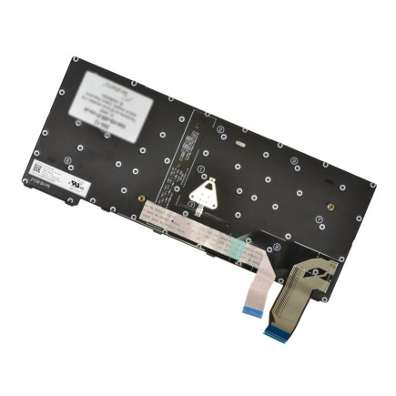 Klawiatura do laptopa Kompatibilní Lenovo 5N21A21758 CZ / SK Czarny, podświetlany, z ramką