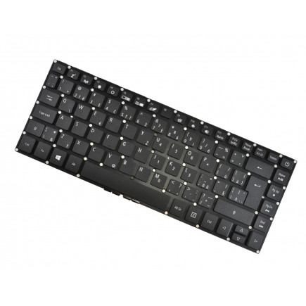 Klawiatura do laptopa Acer Aspire A114-32 czeska czarny, bez ramki, bez podświetlenia