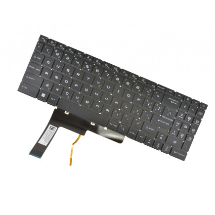 Klawiatura do laptopa MSI ALPHA 17 B5EEK bez ramki, czarna CZ/SK, podświetlana