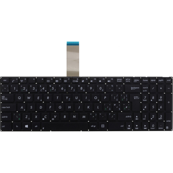 Klawiatura do laptopa Asus R512M czeska czarna 