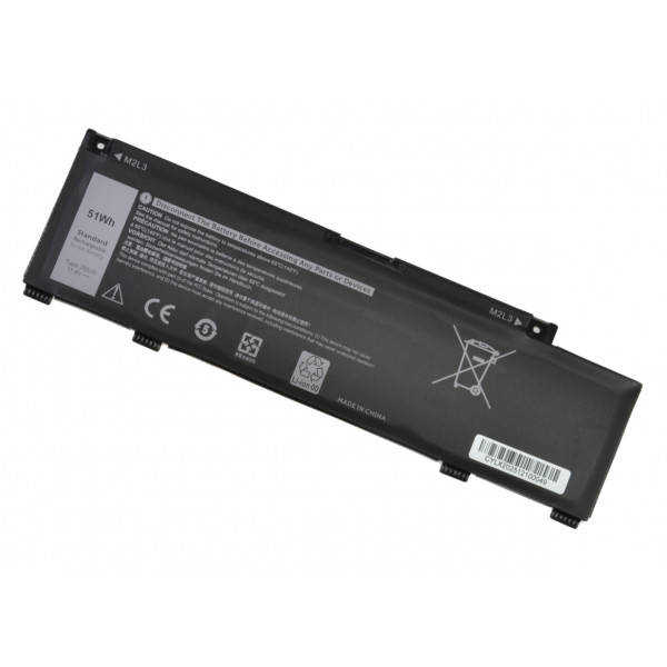 Bateria do laptopa Kompatibilní 0PN1VN 51Wh Li-poly 11,4V, czarna