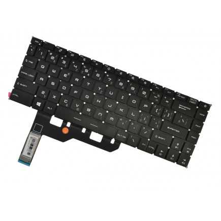 Klawiatura do laptopa MSI Creator Z16 A11UET bez ramki, czarna CZ/SK, podświetlana
