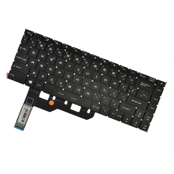 Klawiatura do laptopa MSI Creator Z16 A11UET bez ramki, czarna CZ/SK, podświetlana