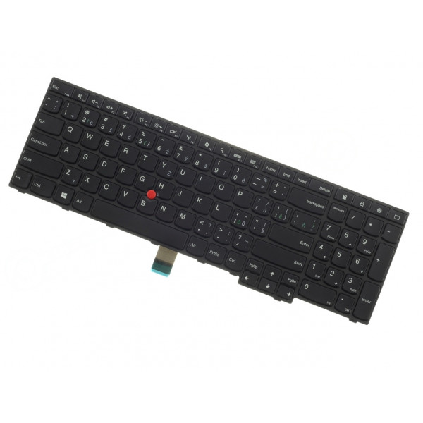 Klawiatura do laptopa Lenovo FRU No: 00HN074 czeska czarna