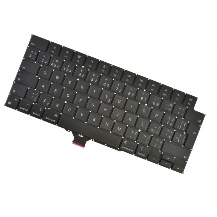 Klawiatura do laptopa Apple MacBook Pro A2442 czeska czarny bez ramki, bez podświetlenia