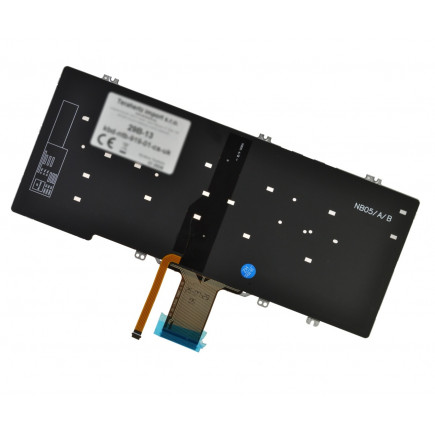 Klawiatura do laptopa Dell Latitude 12 5289 bez ramki, czarna CZ/SK, podświetlana